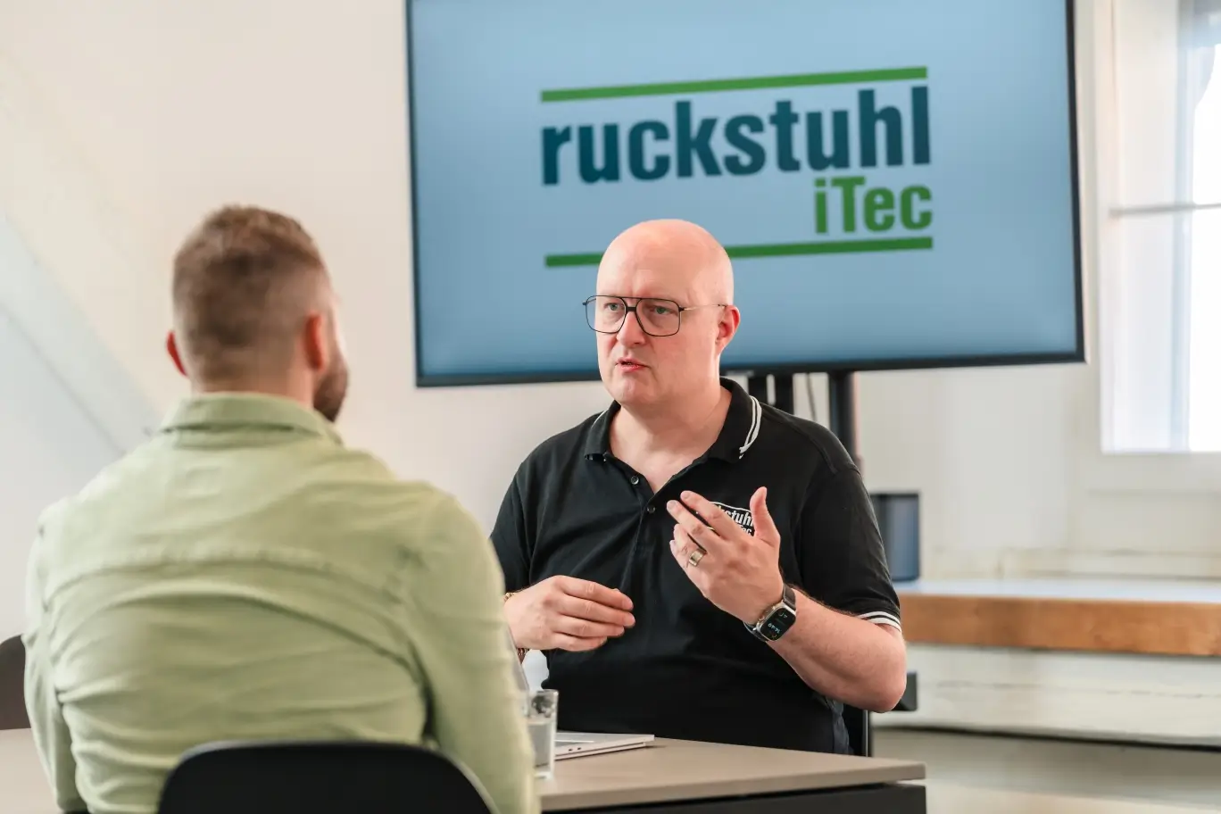 Beratungsgespräch mit Michael Ruckstuhl